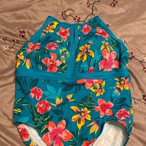 Plus size landsend  1 piece swim suit